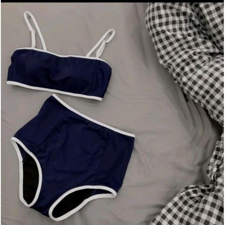 freeship Đồ bơi, bikini tone xanh đen VATIXA BKN14