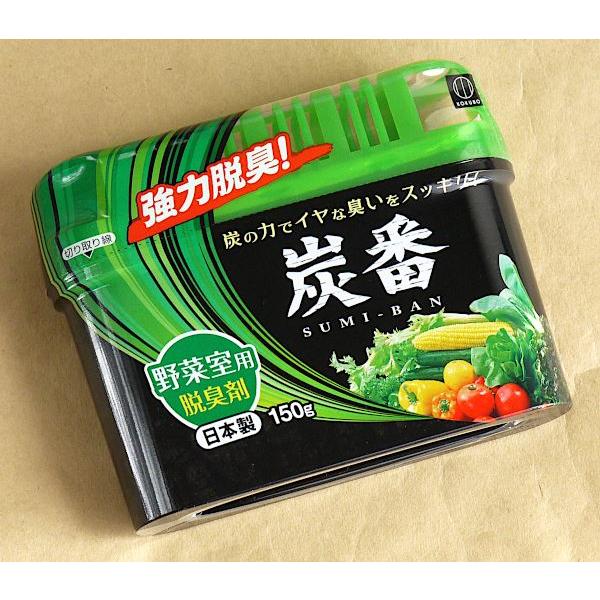 Hộp khử mùi tủ lạnh than hoạt tính, hương trà xanh Sumi Ban 150g - - Nội Địa Nhật Bản