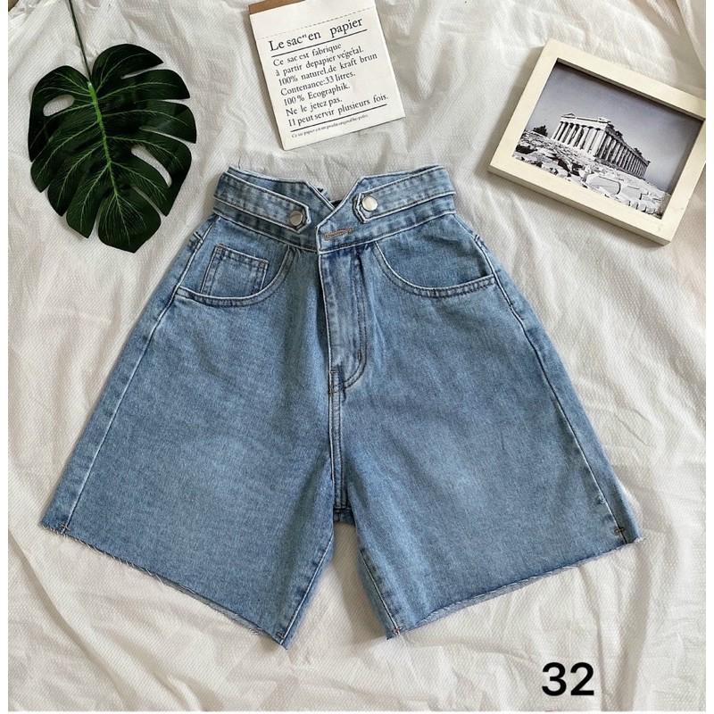 Quần ngố jean nữ ️️ quần ngố jean nữ size đại lưng cao kiểu từ 40kg đến 75kg hàng VNXK bigsize 2KJean