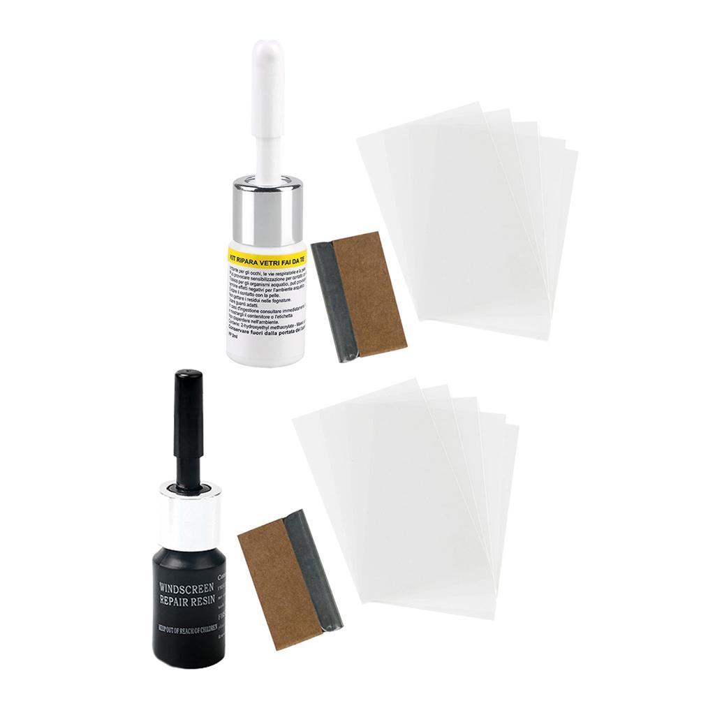 2x Car Windshield Kit Widow Repairing Fluid Scratches Recovery Tool