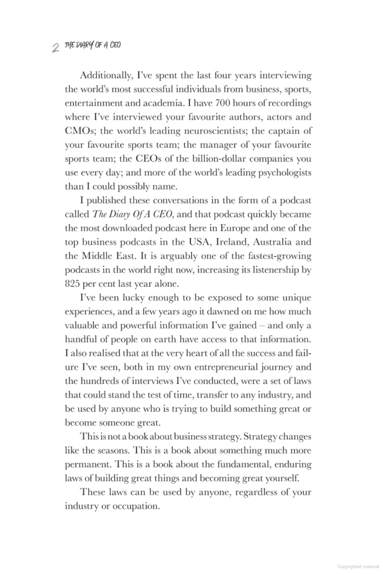Sách ngoại văn: The Diary Of A CEO: The 33 Laws Of Business And Life