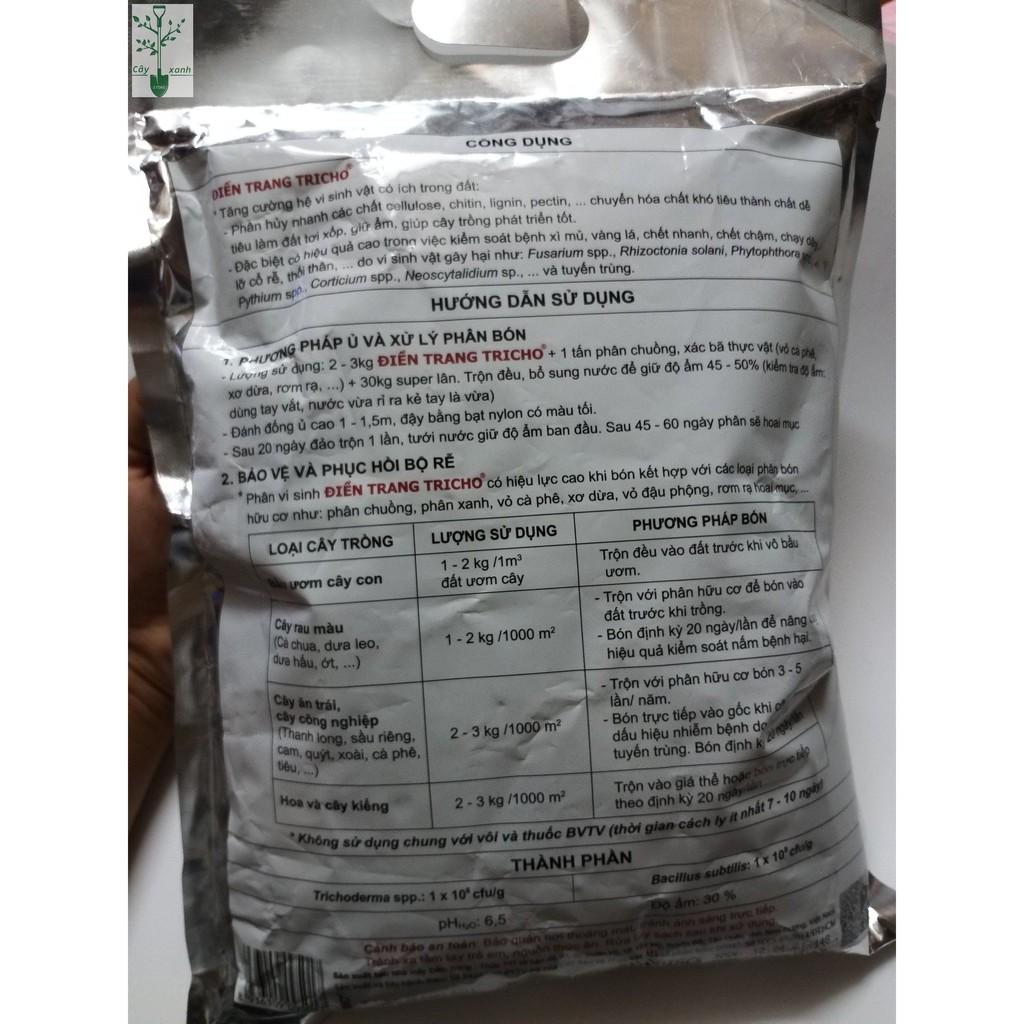 Chế phẩm men vi sinh nấm Trichoderma loại 1kg mã PM027. ĐIỀN TRANG - TRICHO 1000G