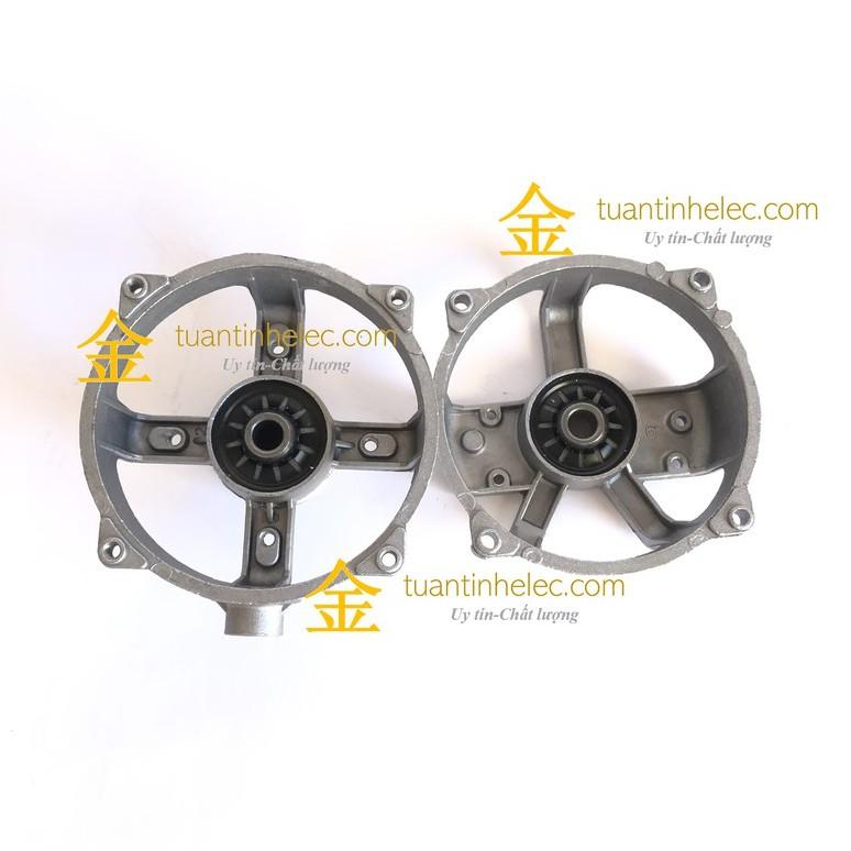 Hình ảnh Kẹp nhôm stator quạt có răng hàng đẹp - lồng chụp sato b3 b4 b5 b6 có gắn sẵn bạc-chụp lốc quạt #phụ tùng quạt