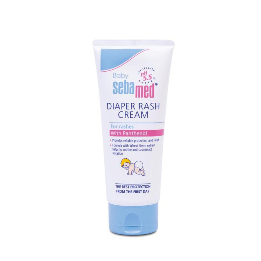 Kem Chống Hăm Tã Cho Trẻ Sơ Sinh Và Trẻ Nhỏ Baby Sebamed Diaper Rash Cream Ph5.5 Từ Đức Tuýp 50ml