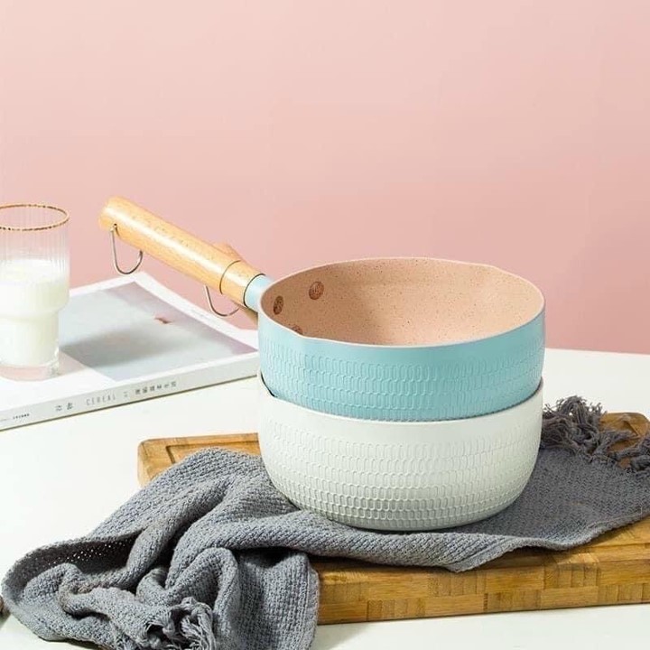 Chảo sâu lòng CERAMIC lúa mạch -Không kèm xửng, hấp