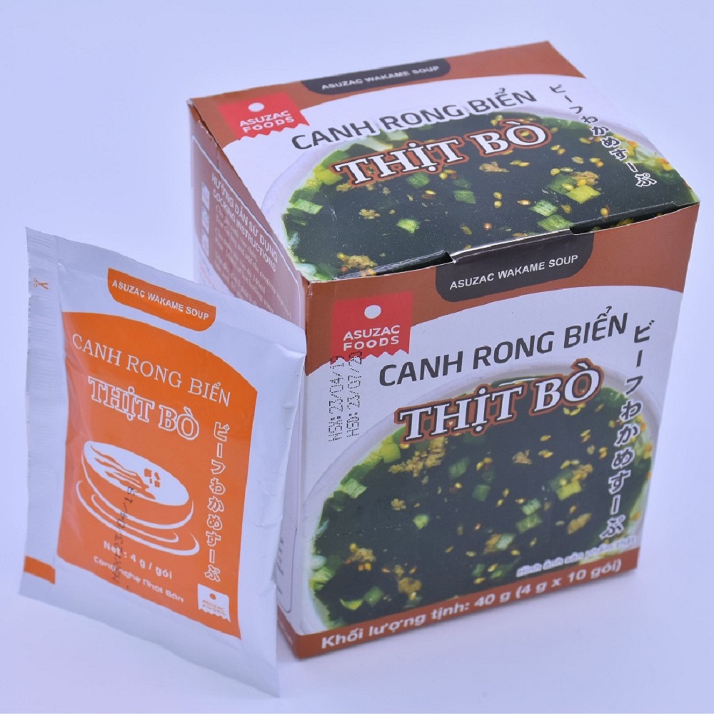 Canh rong biển Thịt bò Asuzac