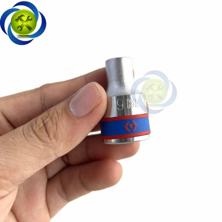 Tuýp 09mm 1/2 Kingtony 433509M loại ngắn 6 cạnh màu trắng