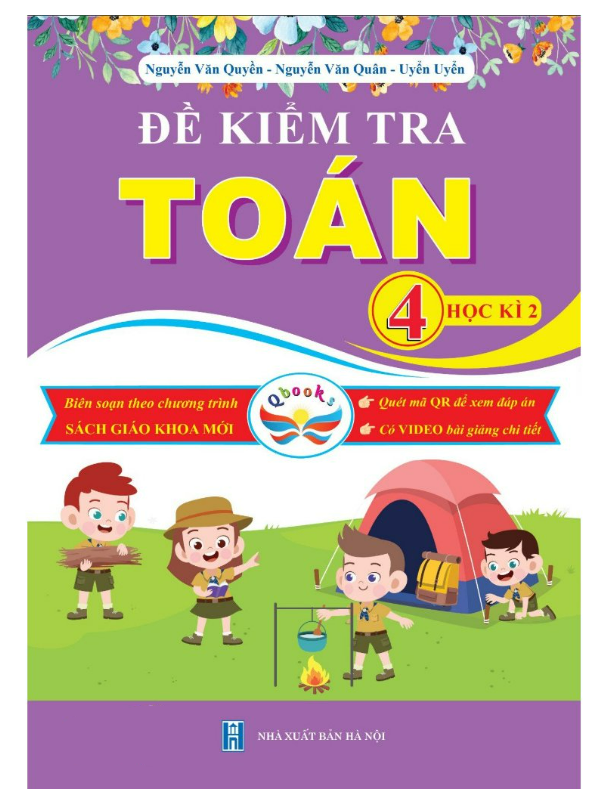 Sách - Đề Kiểm Tra Toán Lớp 4 Học Kì 2 - Cánh Diều