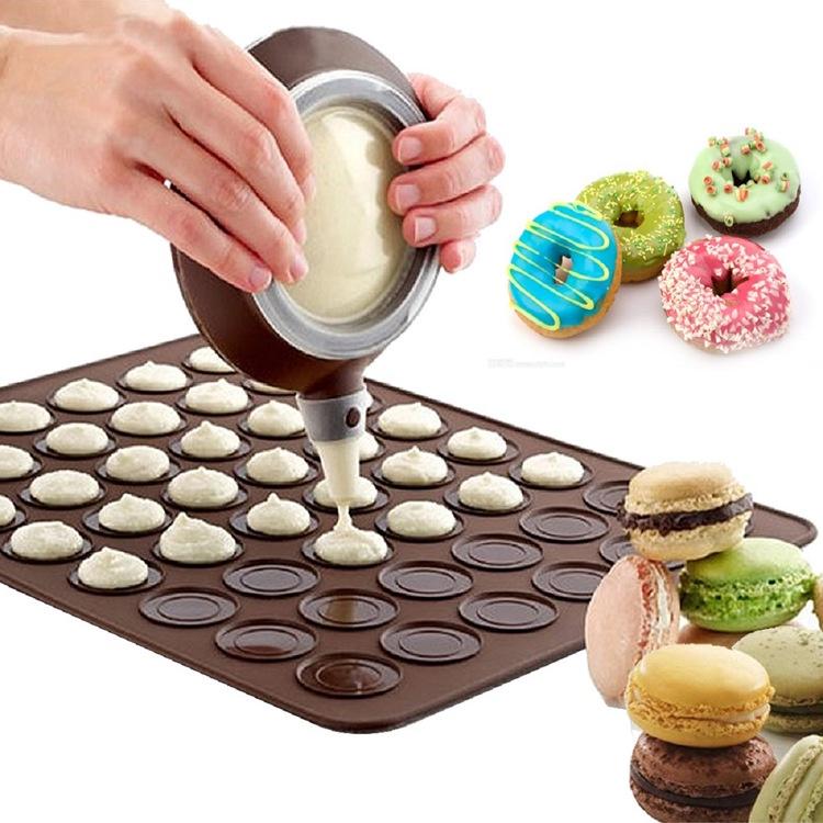 Bộ Dụng Cụ Làm Bánh Macaron Silicon Bánh Quy - CBMAC001