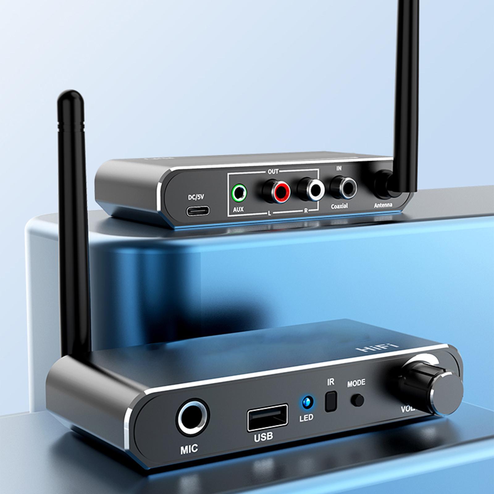 V5.2 Audio Receiver DAC Converter Wireless Audio Adapter for Headphones