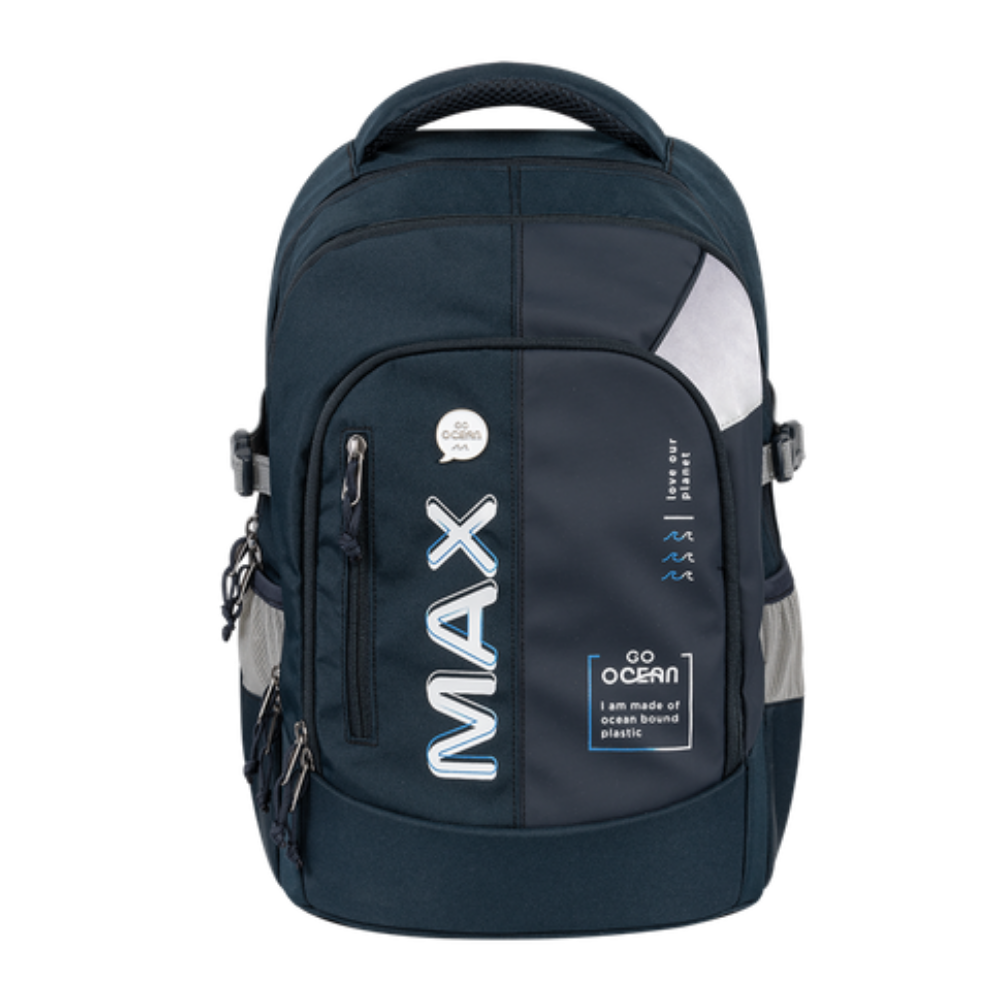 Ba Lô Chống Gù Max Backpack Pro 2 - Double Navy - Go Ocean - Tiger Max TMMX-050A