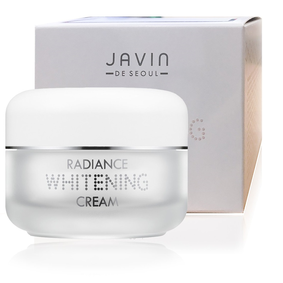 Kem dưỡng trắng da Javin Whitening Cream  Hàn quốc 50g kèm nơ  javin De Seoul Radiance Whitening Cream 50g