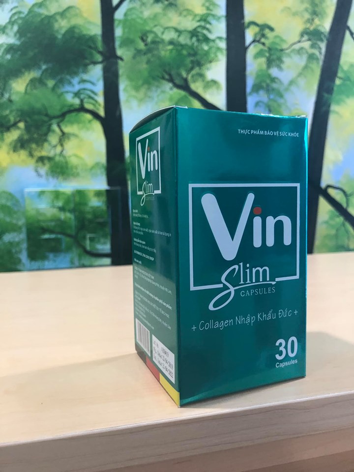 Viên uống Vin Slim Capsules V3Vinslim, hộp 30v, tăng cường chuyển hoá mỡ thừa, dùng cho người béo phì