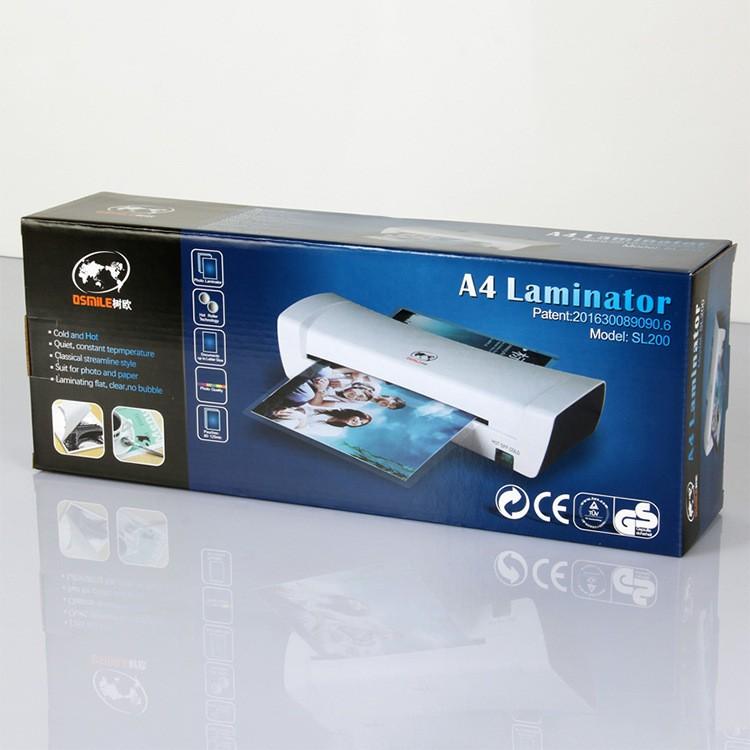 【Có hàng sẵn】Combo Osmile SL200 Máy Ép+Màng Ép A4 50 Tờ Máy Ép Màng Plastic Media