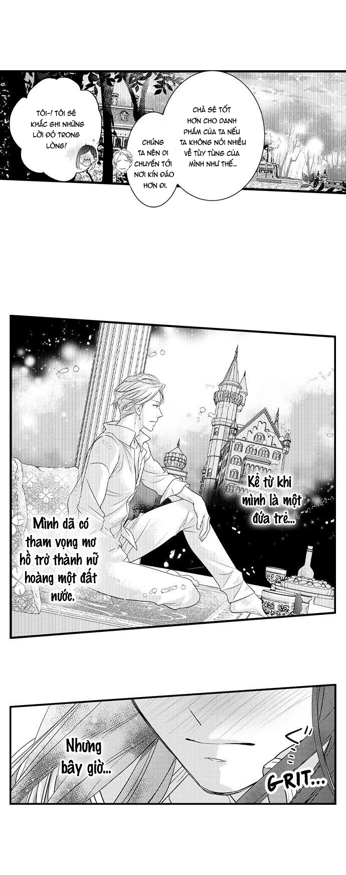 chuyển sinh vào thế giới khác ~ nếu muốn trở thành nữ hoàng hãy tìm cách để được hoàng đế sủng ái vào ban đêm chapter 12.2 5