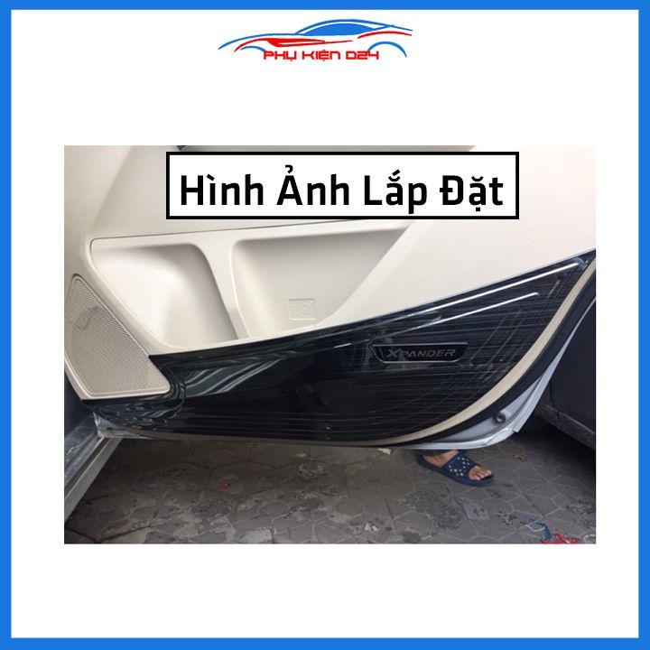 Bộ ốp tapli Xpander 2018-2019-2020-2021-2022 vân Titan chống xước va đập khi mở cửa và làm đẹp xe