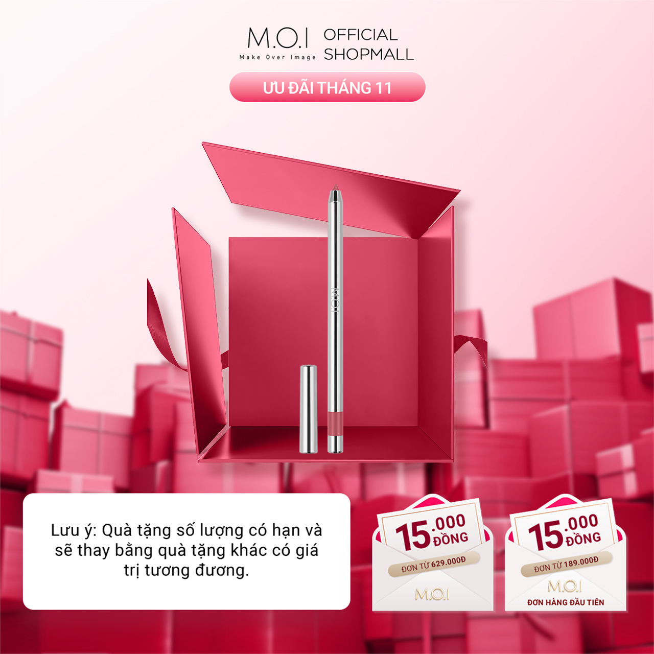 CHÌ KẺ VIỀN MÔI ĐA NĂNG M.O.I - Perfect Shape Lip Liner