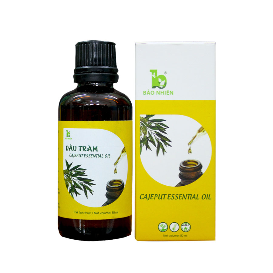 Dầu Tràm Nguyên Chất Bảo Nhiên Kháng Khuẩn Sát Khuẩn Giữ Ấm Cơ Thể Chai 50Ml Cho Cả Bé Và Cả Gia Đình