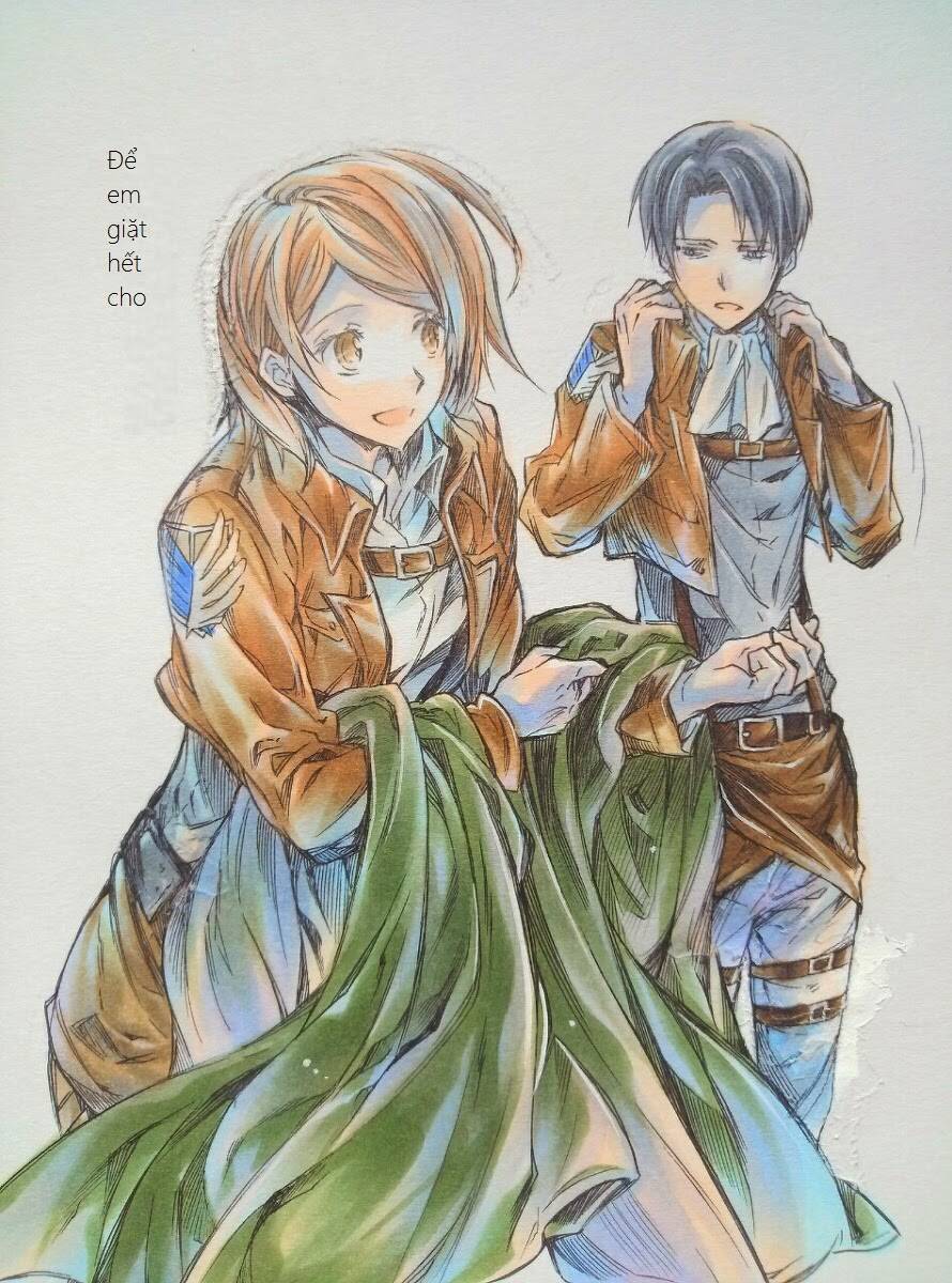 đại chiến titan - doujinshi về levi và petra chapter 4 6