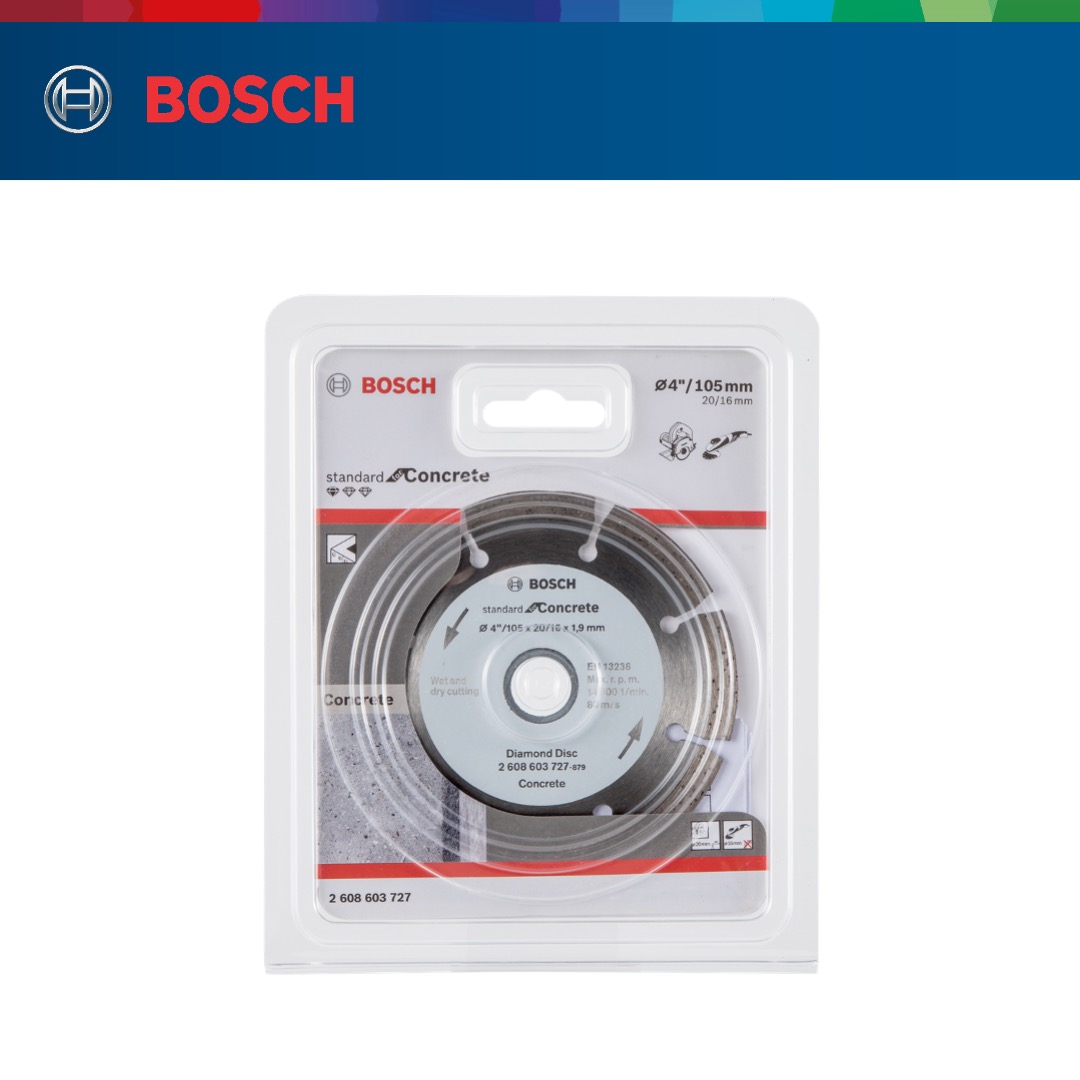 Đĩa cắt kim cương Bosch 105x20/16mm bê tông (Standard)