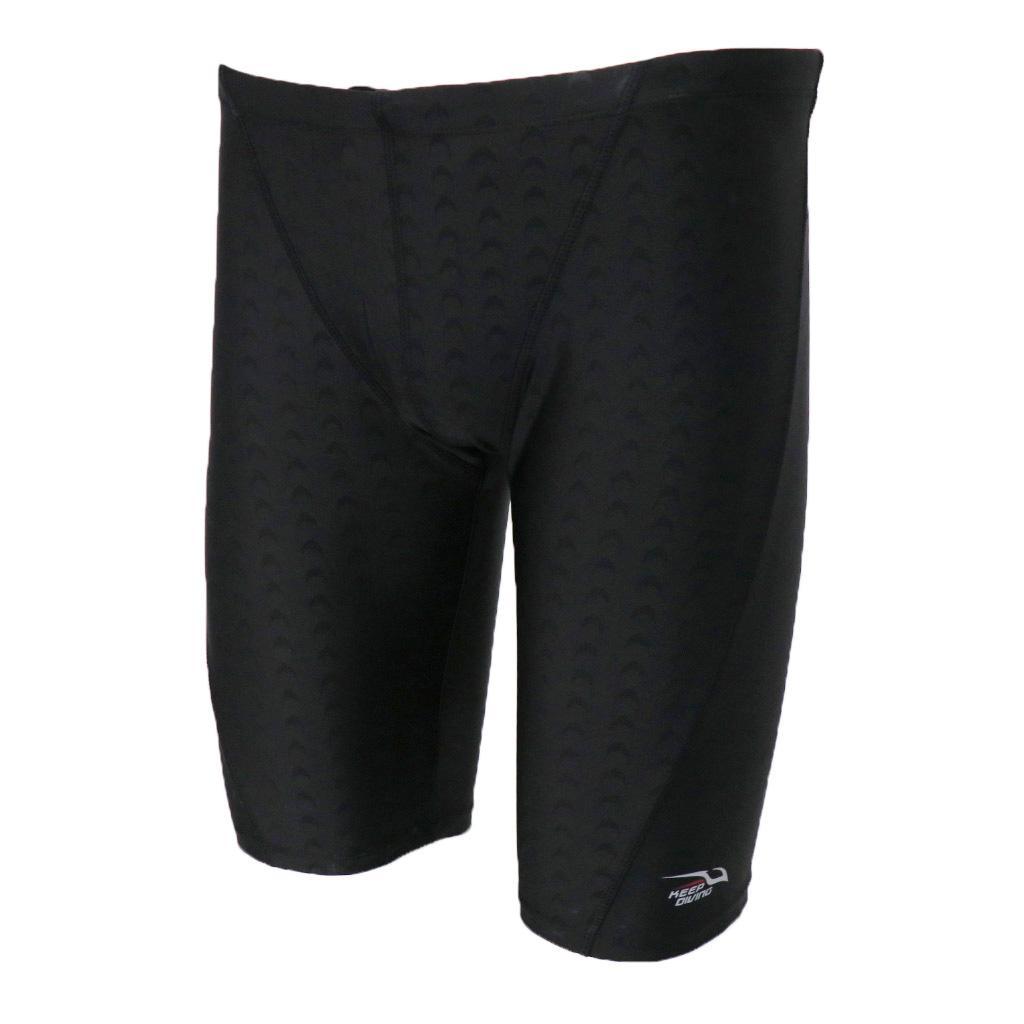 Elastic & Breathable Mens Swim Trunks Boxer Shorts Pants Swimming Swimwear