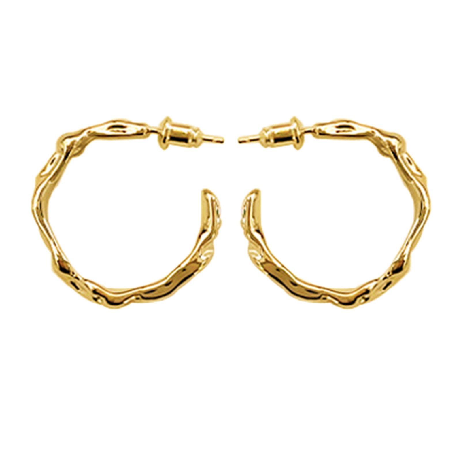 2x Earrings Irregular Beautiful Simple unique Jewelry Women