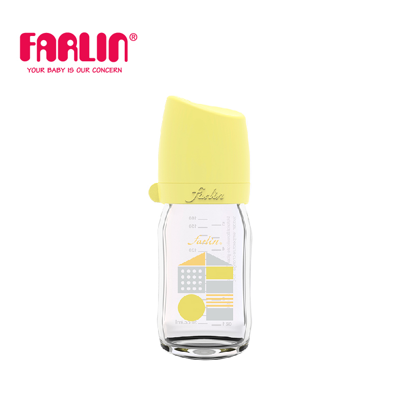 Bình Sữa Thủy Tinh City Bottle Cổ Rộng Của FARLIN - Venice - 160ML