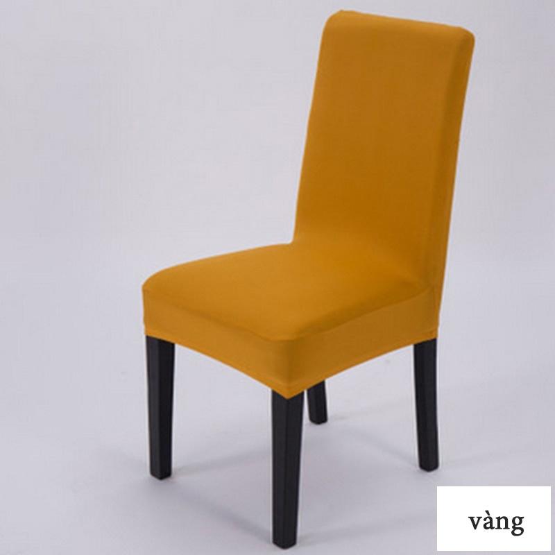 Bọc ghế ăn,vỏ ghế,sử dụng cho ghế phòng ăn, ghế tiệc cưới, Có Độ Co Giãn Cao Và Nhiều Màu Sắc
