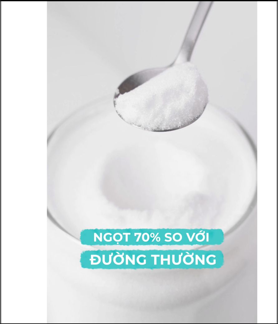 Đường Erythritol 100% Tự Nhiên Không Calo 500G JC BLUEMOON