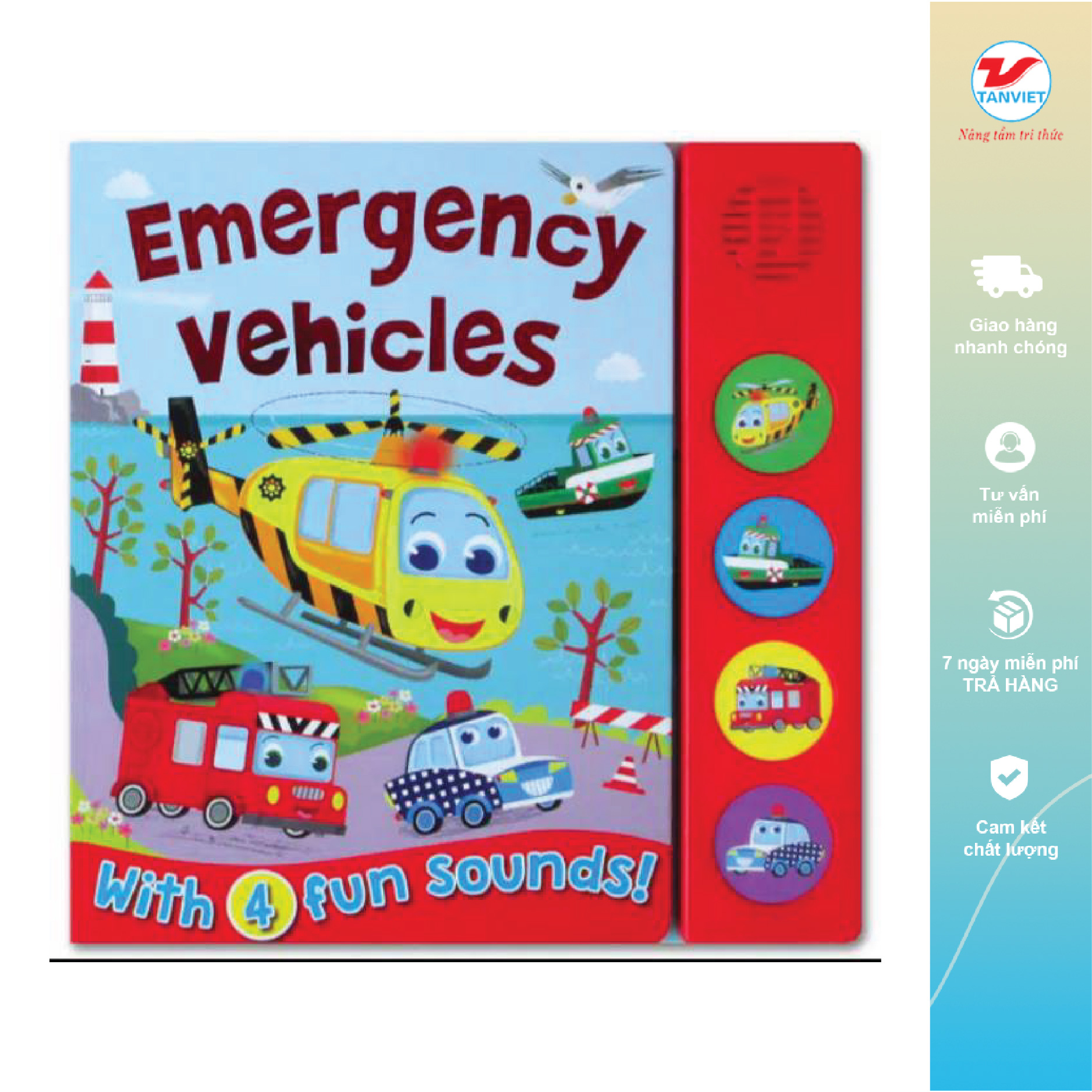 Sound Book - Emergency Vehicles (Board Book)