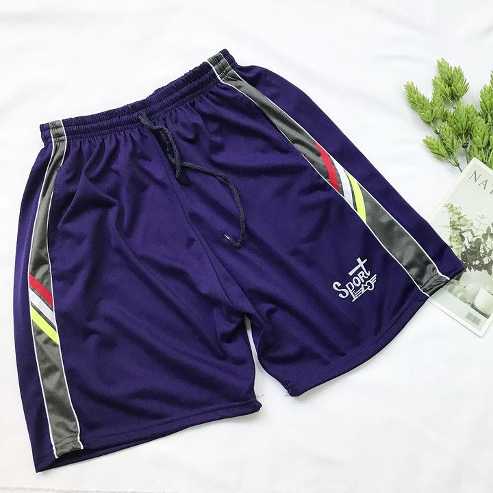 Quần đùi nam size từ 65-75kg quần short thun cho nam in chữ sport - QN83