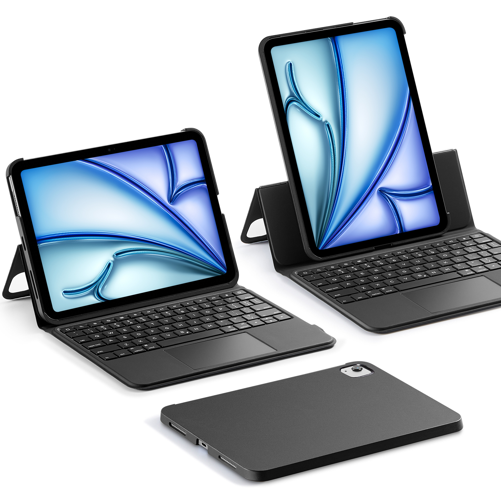 Bao da kèm bàn phím dành cho iPd Air/Pro 2024 ESR Ascend Keyboard màu đen - Hàng chính hãng