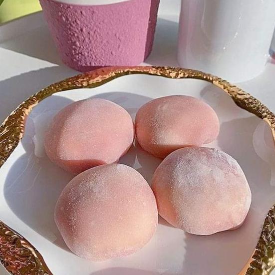 Bánh Mochi dâu tây ăn vặt Đài Loan 132g An Gia Sweets & Snacks