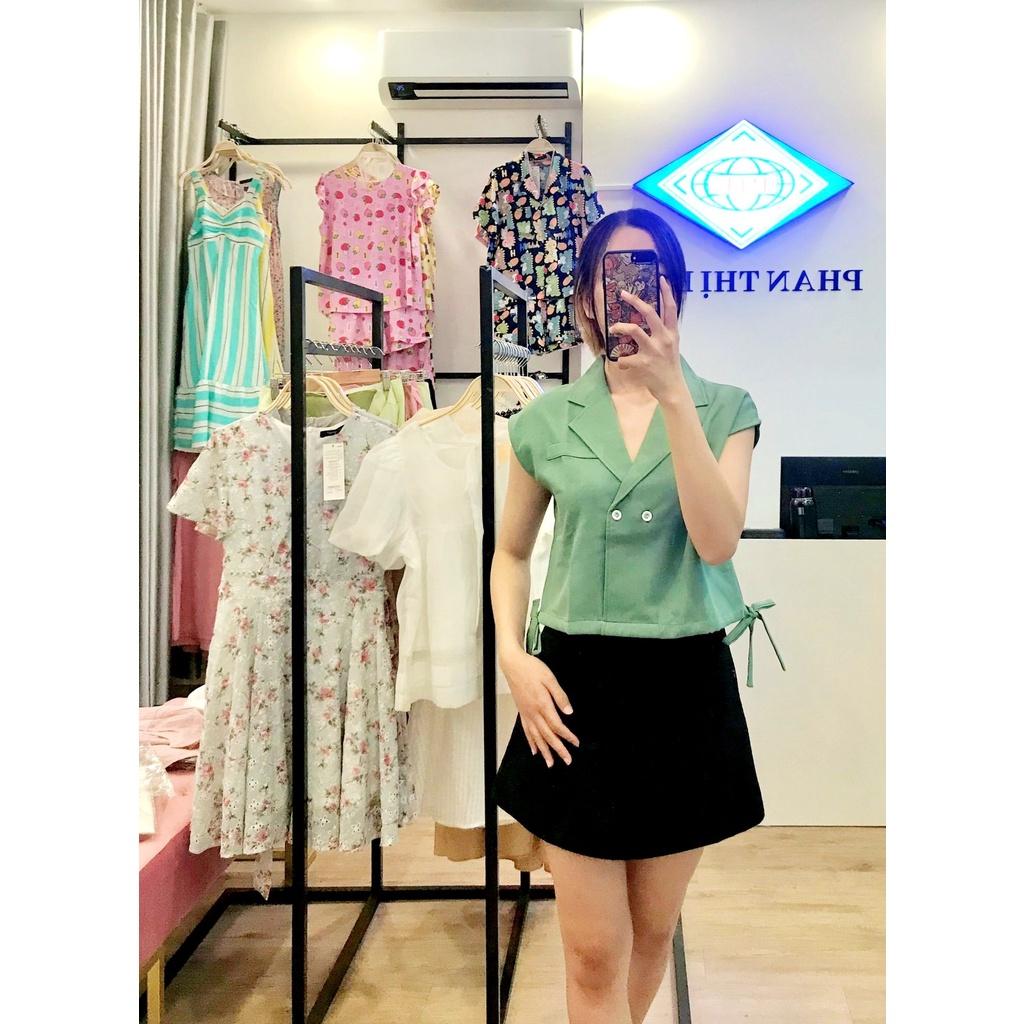 Aó đanton tay liền rút lai, áo nữ kiểu đanton M-L