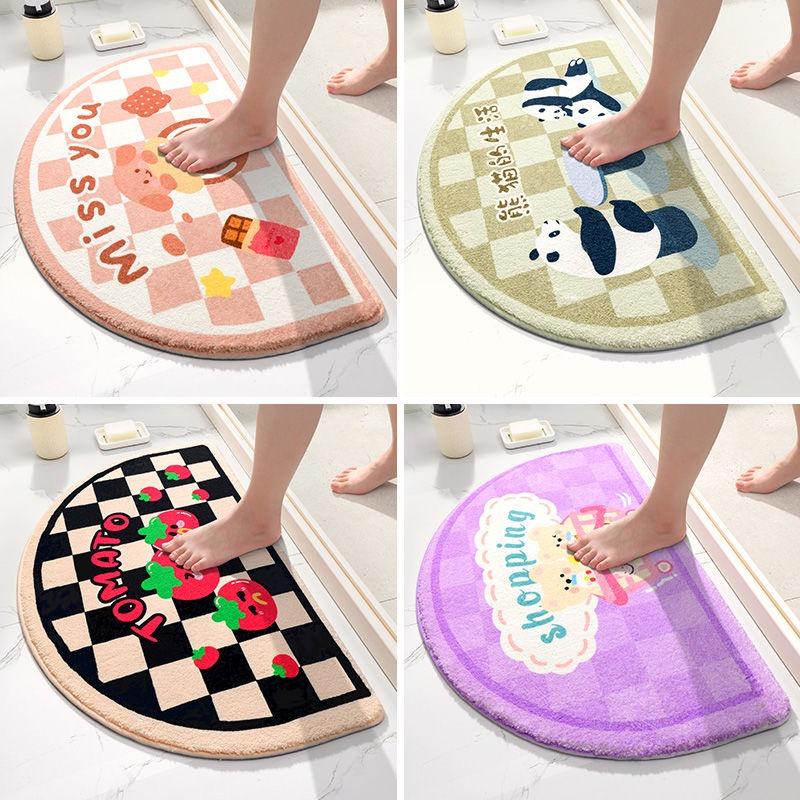 Thảm Chùi Chân Chống Trượt Thấm Hút Tốt Cho Nhà Tắm/Nhà Vệ Sinh