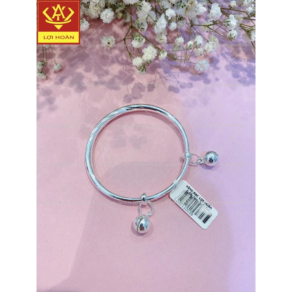 Lắc bạc cho bé trai gái kiểu dáng trơn - Trang sức Lợi Hoàn