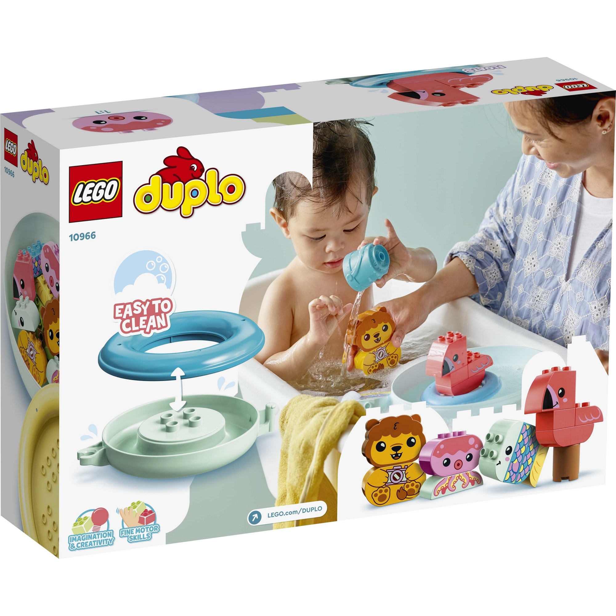 LEGO DUPLO 10966 Nhà Tắm Vui Nhộn: Hòn Đảo Động Vật (20 chi tiết)