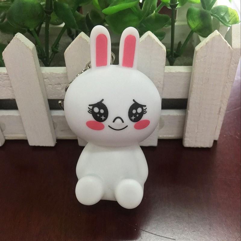 MÓC KHÓA THỎ TRẮNG VÀ GẤU BROWN-