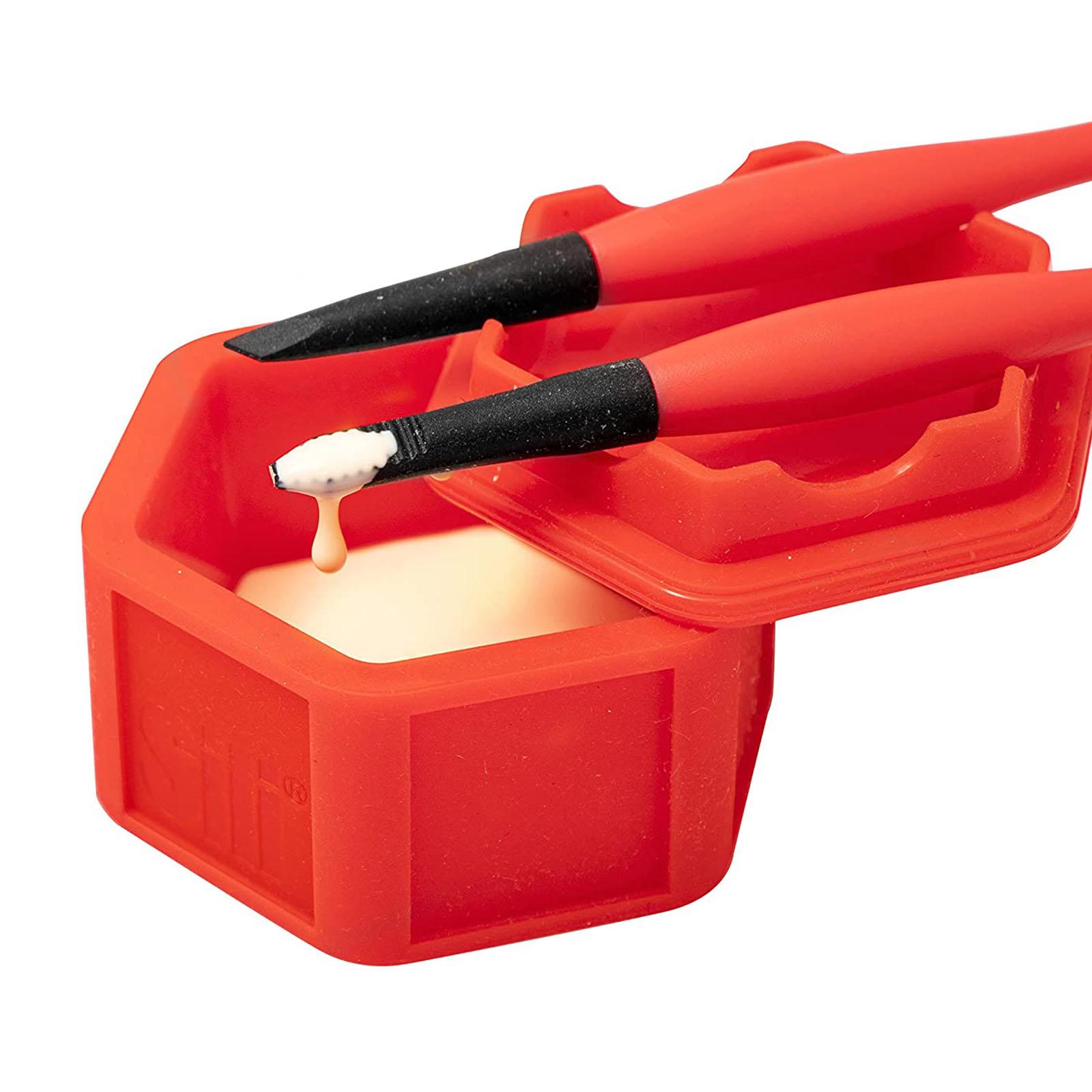 Durable Glue Spreader Applicator Set Glue Tray & Brush Woodworking Arts Models Crafting Project Kids Adult