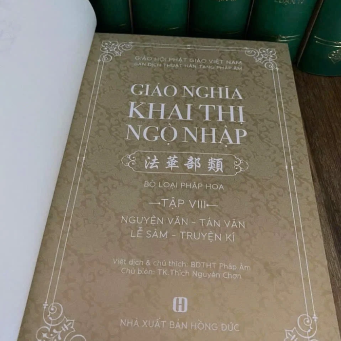 Giáo Nghĩa Khai Thị Ngộ Nhập Trọn Bộ – Thích Nguyên Chơn