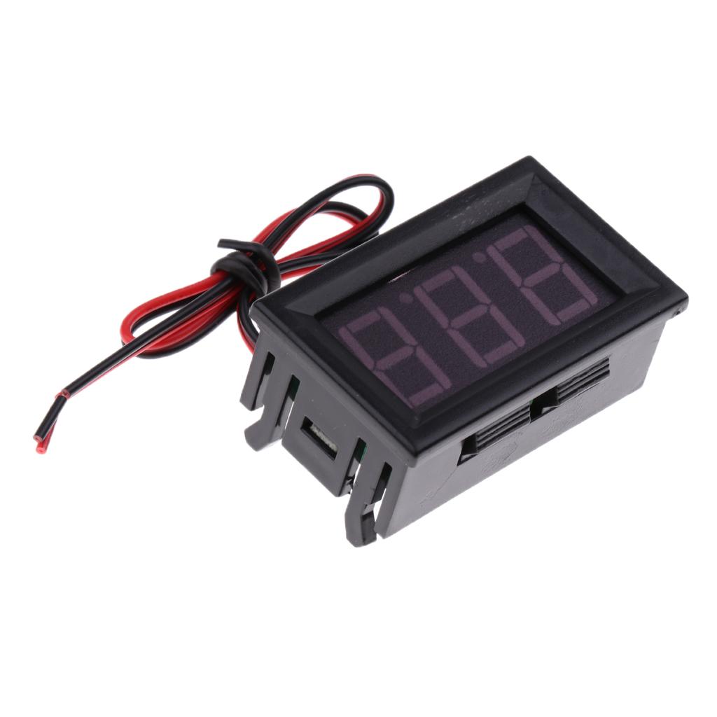 3x Mini DC 4.5-30V 0.56'' Digital Voltmeter LED Display Panel Voltage Meter