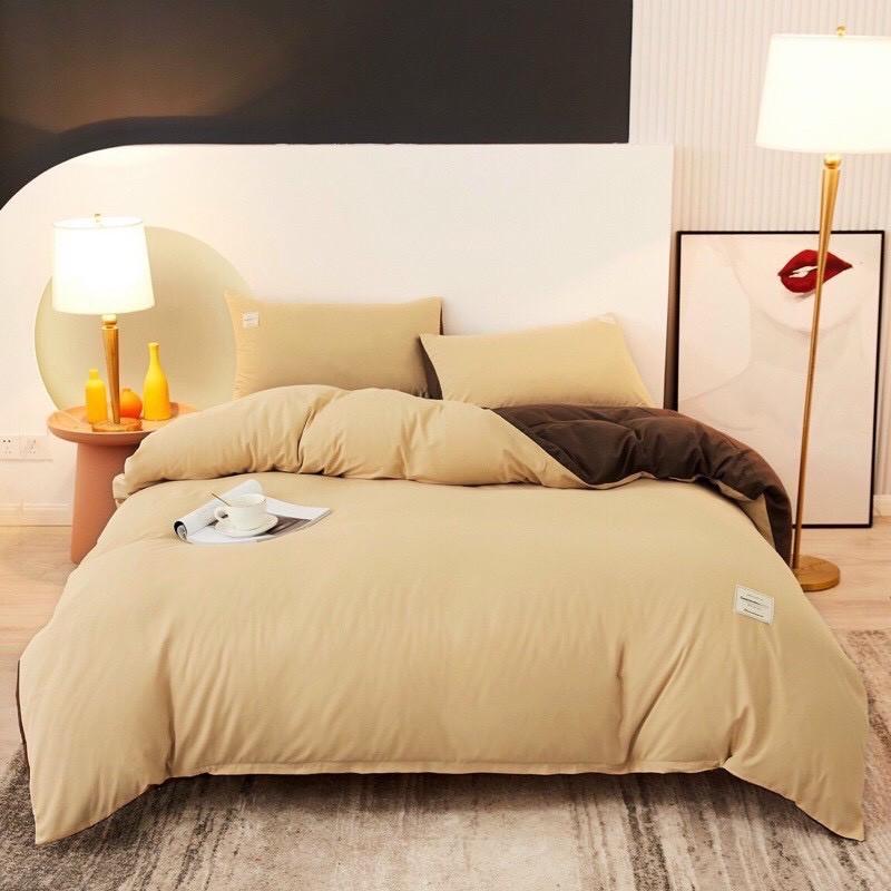 Bộ chăn ga gối Cotton Tici M2T bedding chăn ga Hàn Quốc màu sắc lạ mắt miễn phí bo chun drap ga giường