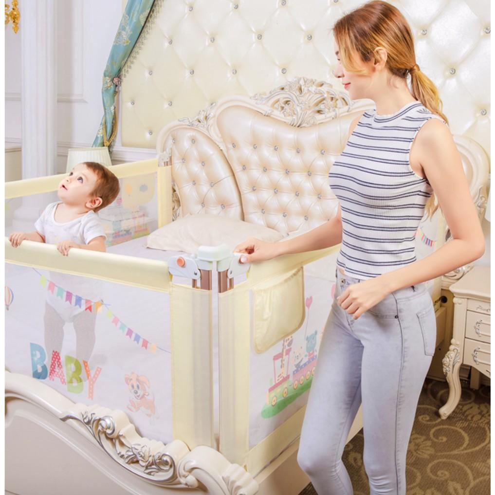 Bộ 3 thanh chắn giường bảo vệ Bé Yêu - ShopToro - AsiaMart