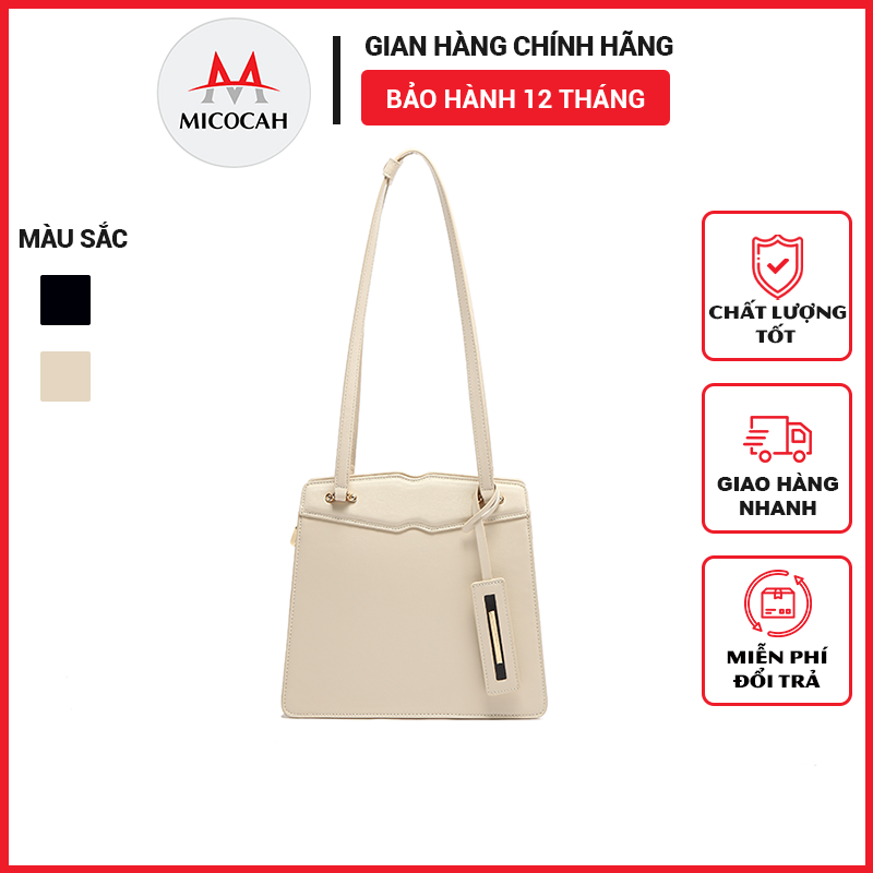 Túi Xách Nữ Đeo Vai Kẹp ƞách Chính Hãng MIcocɑH Dáng Công Sở Thời Trang Sang Trọng Da Cao Cấp Cực Đẹp MC159 - Micocɑh