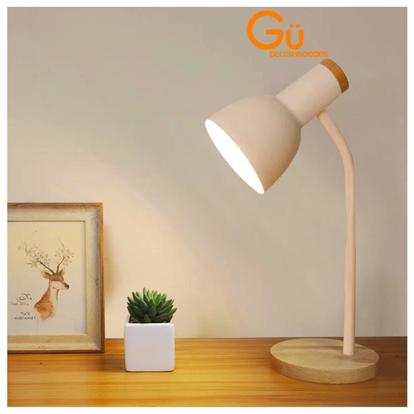 Đèn học để bàn tặng bóng Led bảo vệ mắt phong cách Hàn Quốc - Gu Decor Wooden