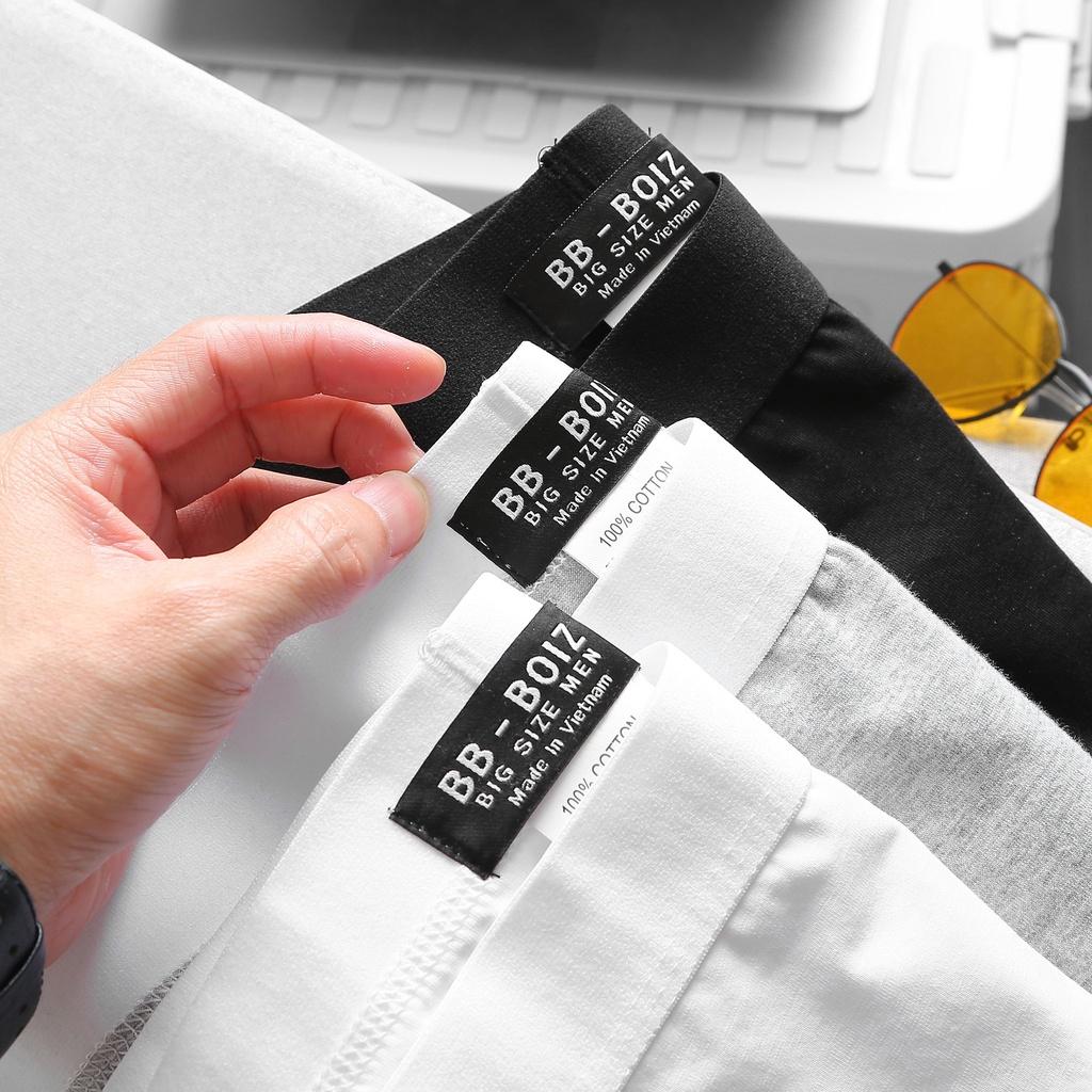 Quần lót nam boxer vải cotton thoáng khí, co giãn cao cấp bigsize 80 - 140kg