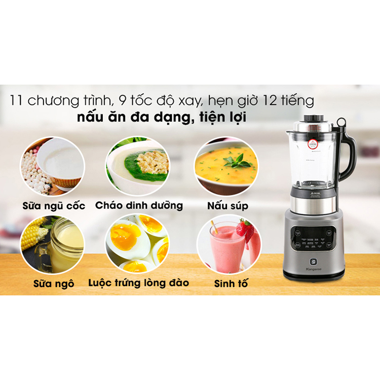 Máy Xay Nấu Đa Năng Kangaroo KG175HB1 - Hàng Chính Hãng