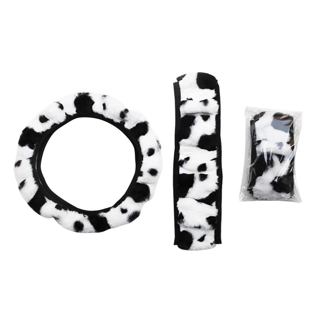 Vỏ Bọc Vô Lăng Xe Hơi Siêu Mềm Mại Giữ Ấm Chống Trượt 37-38cm