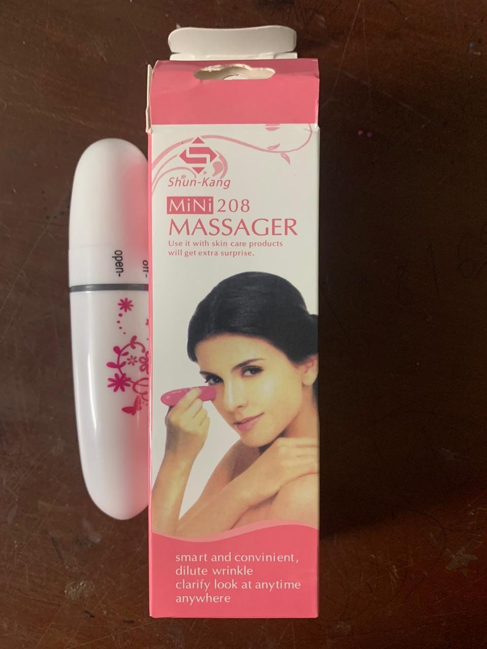 MÁY MASSAGE MẮT MINI CẦM TAY 208 (Máy Massage mặt cầm tay, máy mát xa mắt mini)