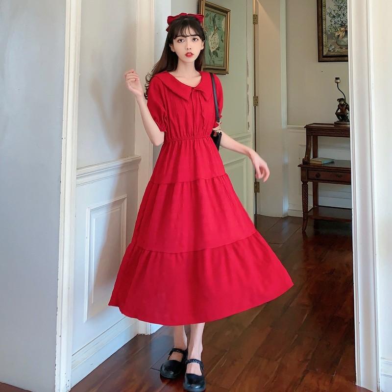 ĐẦM VINTAGE TÍM HOT TREND DỄ THƯƠNG ULZZANG - KÈM ẢNH THẬT